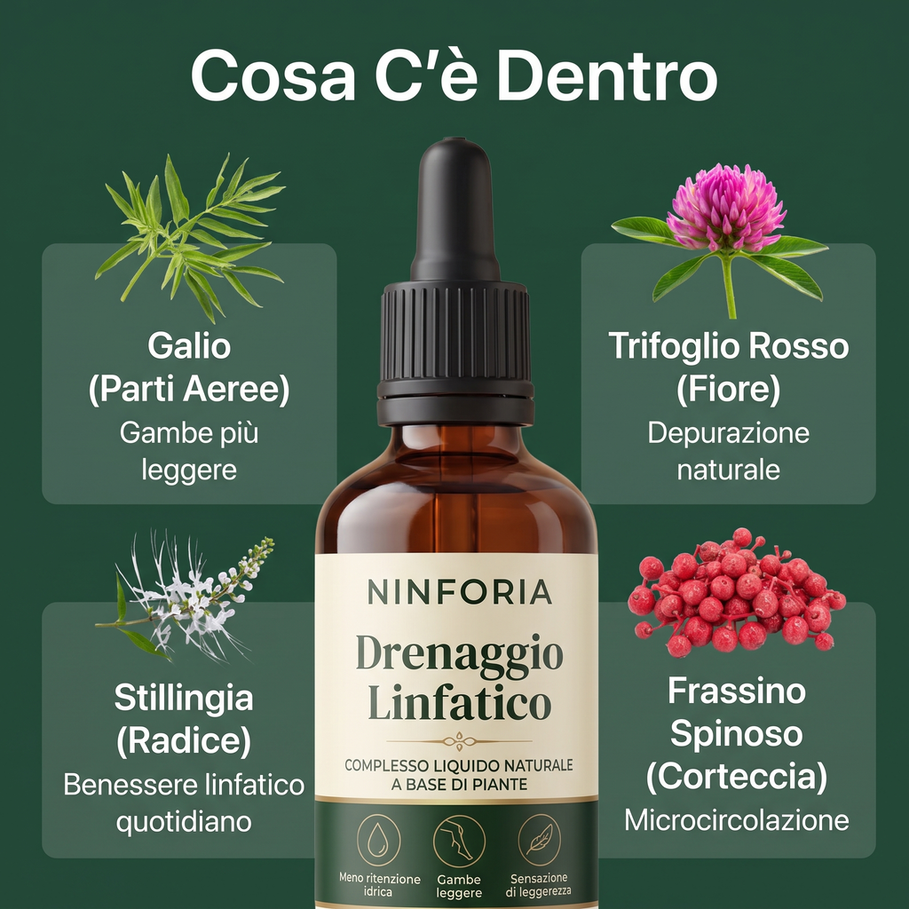 Ninforia® Gocce per il drenaggio linfatico